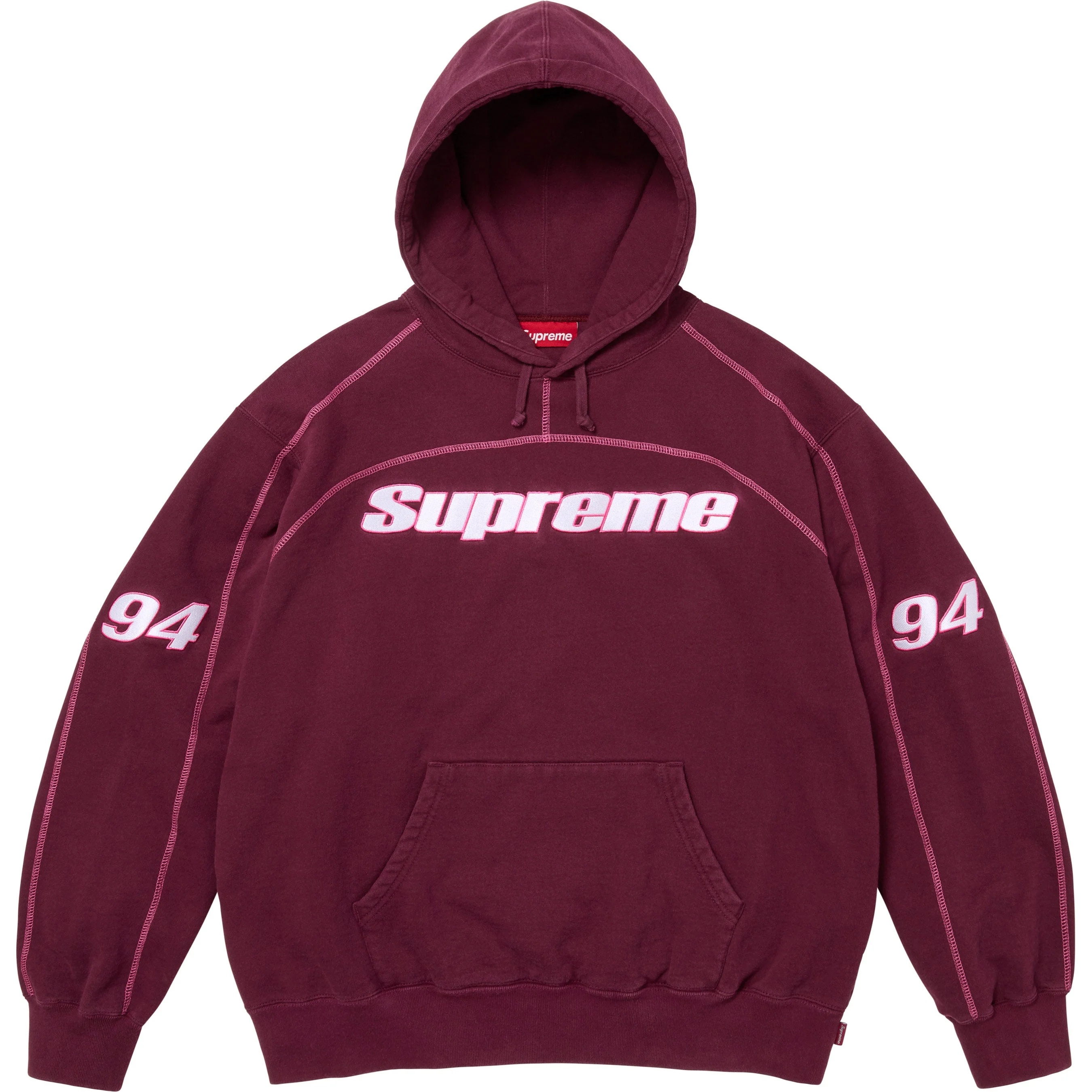 Overlock Hooded Sweatshirt view 5